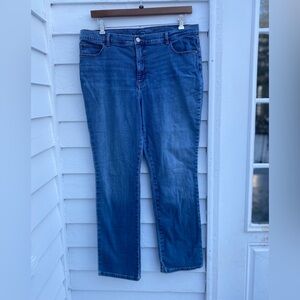 Lee Women's Straight Leg Blue Jeans